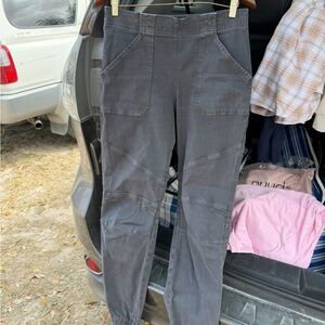 SPANX Gray Elastic Waist Pull-On Pants